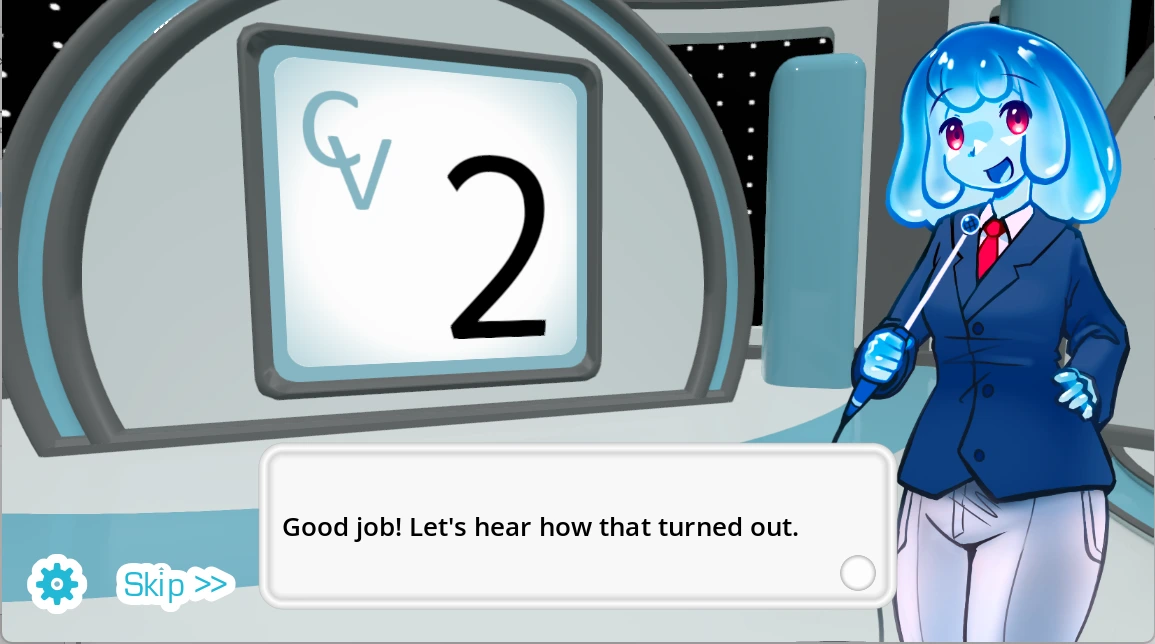 The Choicer Voicer listening and playback prompt
