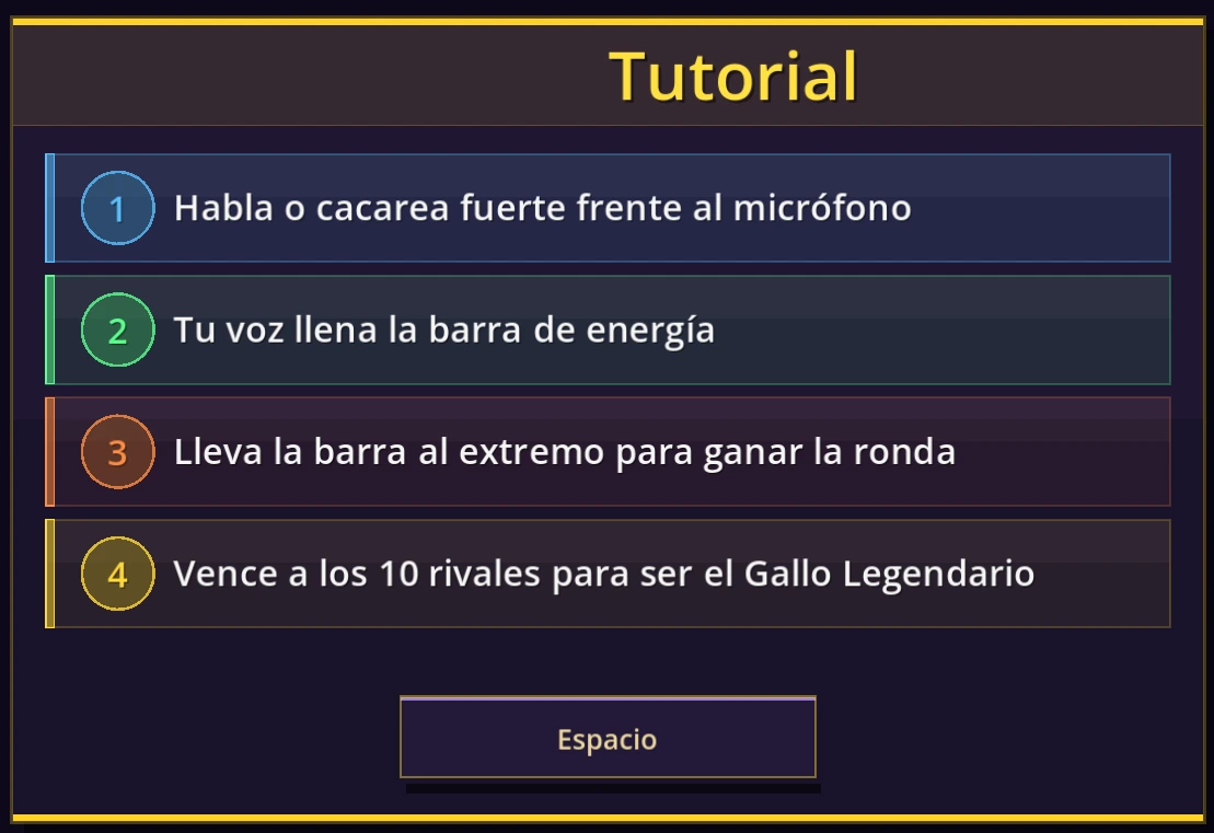 Cluck Battle Spanish microphone tutorial